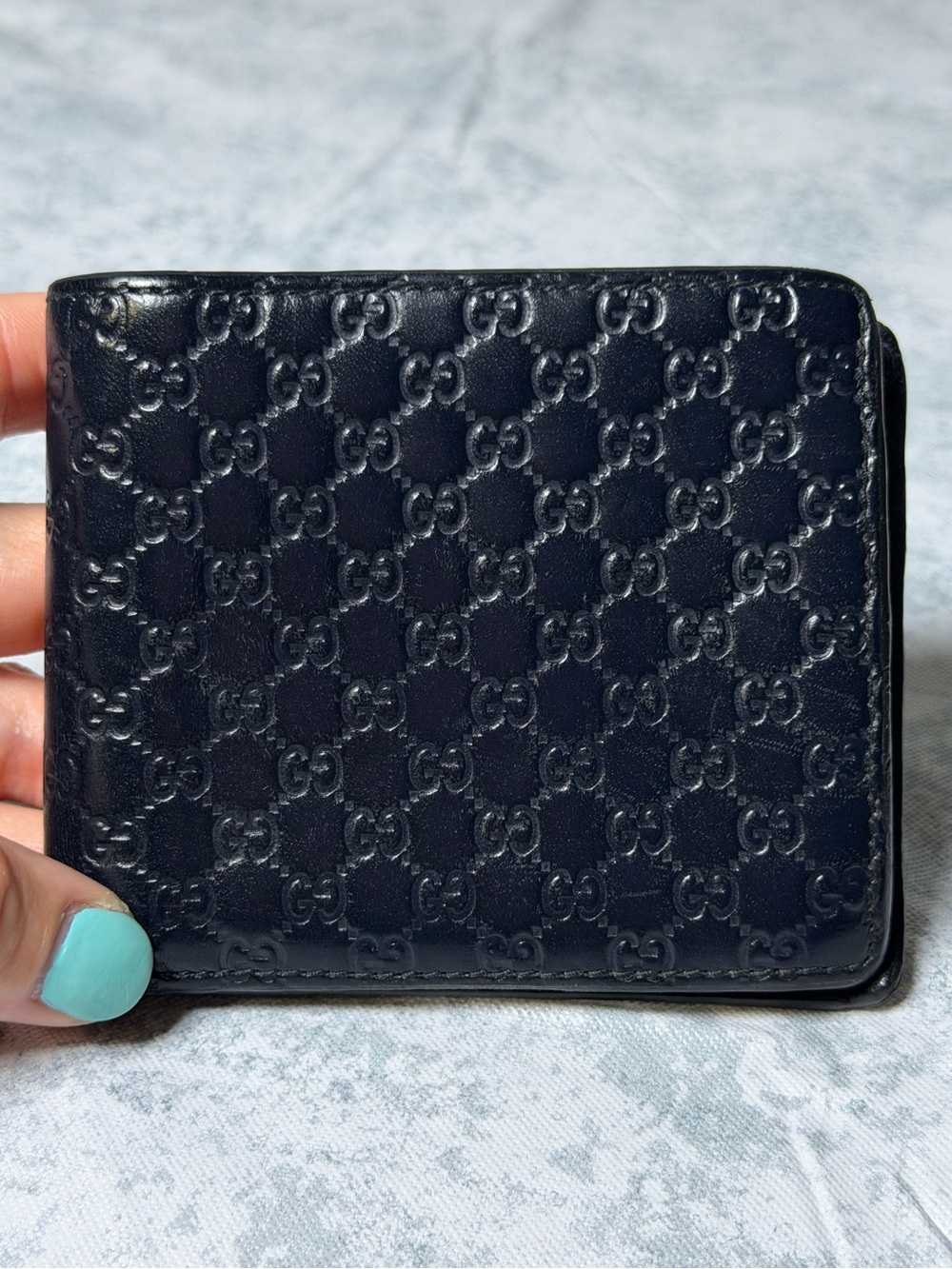 Gucci microguccissima compact wallet